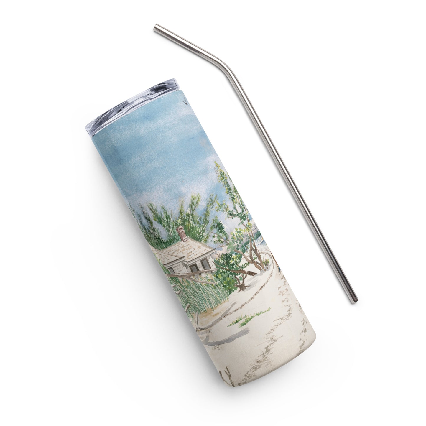 Sanibel Lighthouse Driftwood Tumbler