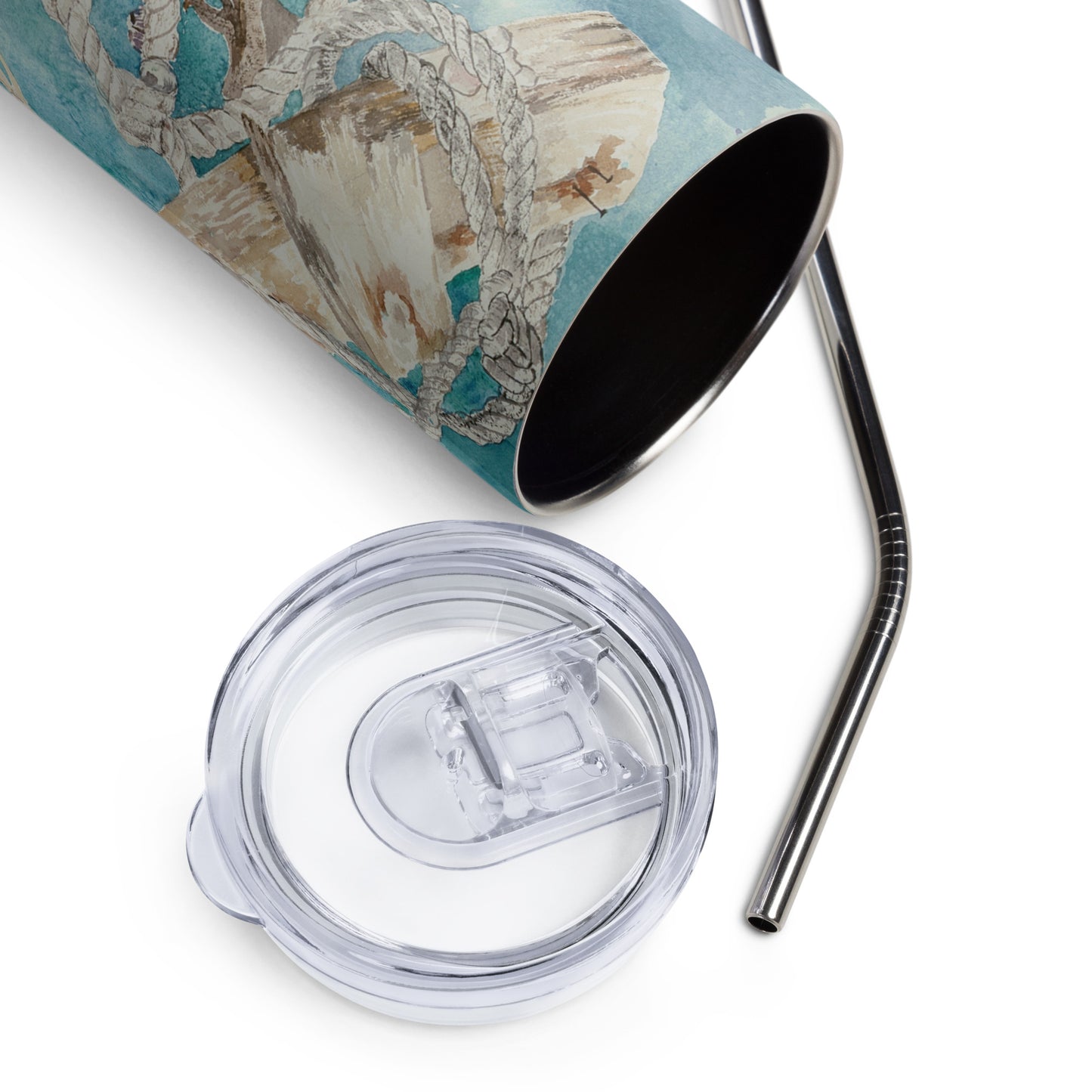 Sanibel Sea Life Carol Crawford Watercolor Tumbler