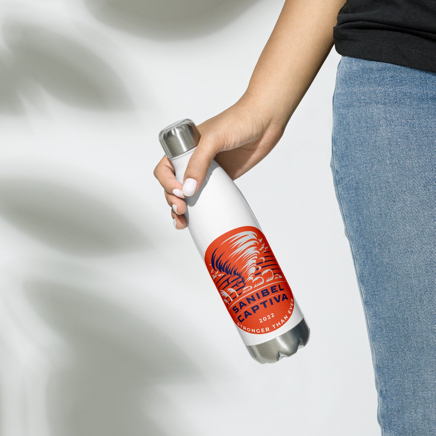 SanCap Stronger Than Ever Stainless Steel Water Bottle