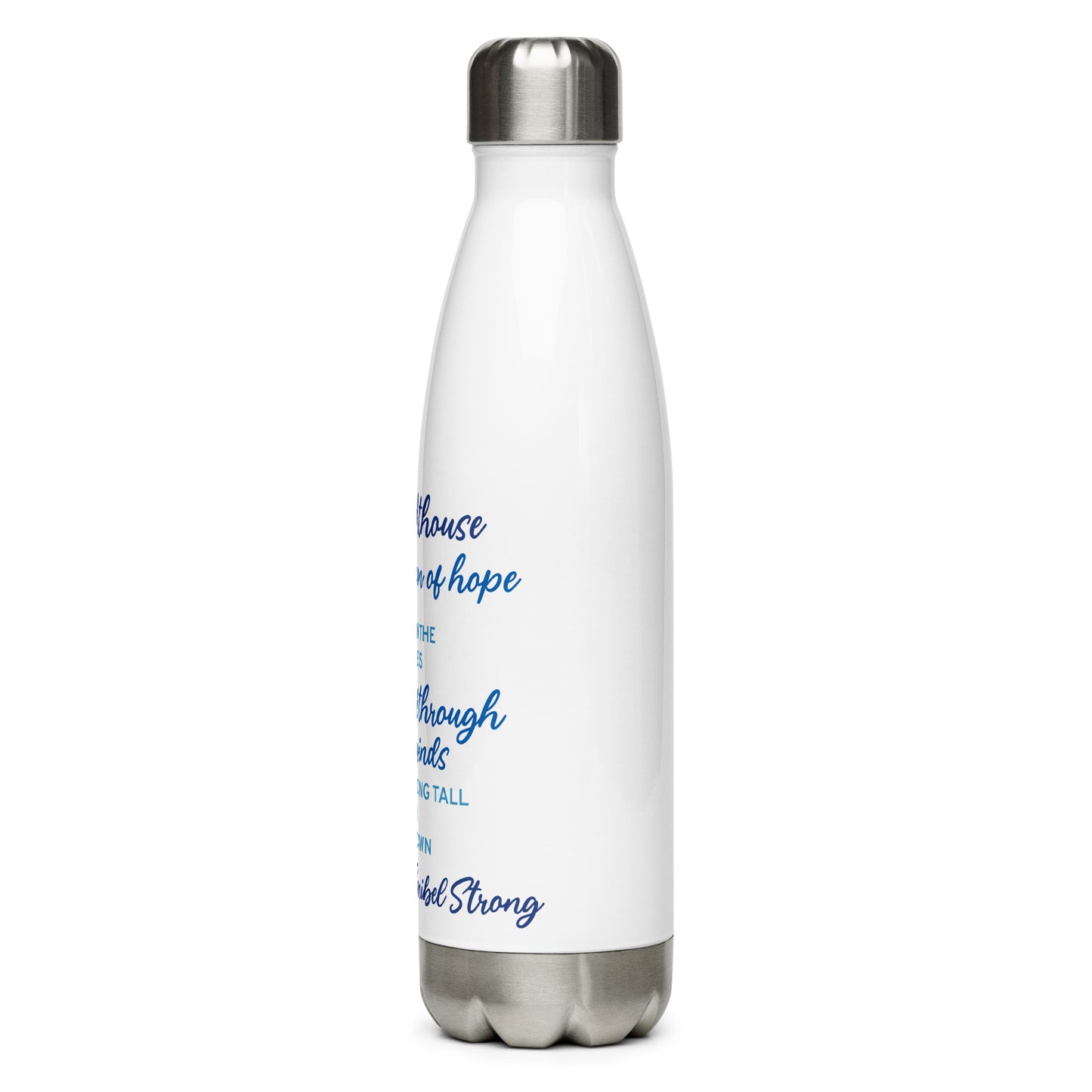 My Lighthouse Poem - Stainless Steel Water Bottle