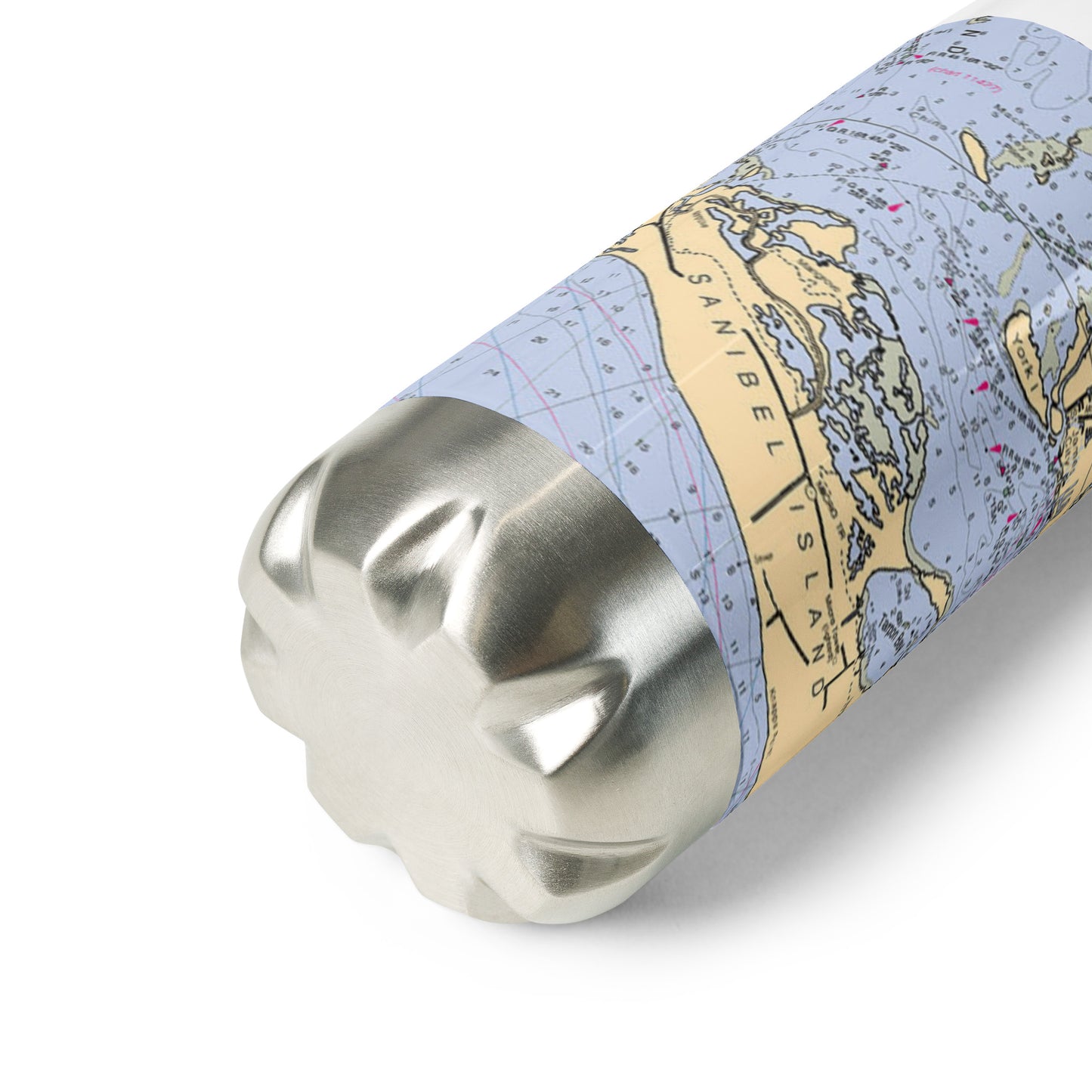 Sanibel Map Water Bottle