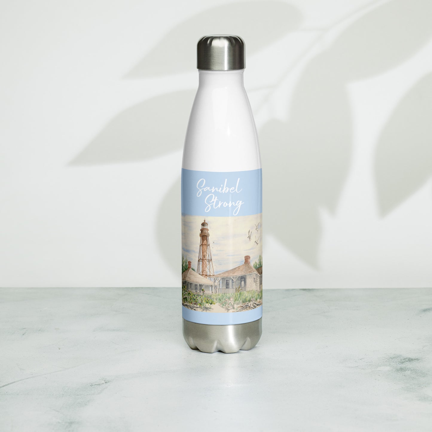 Sanibel Watercolor Water Bottle
