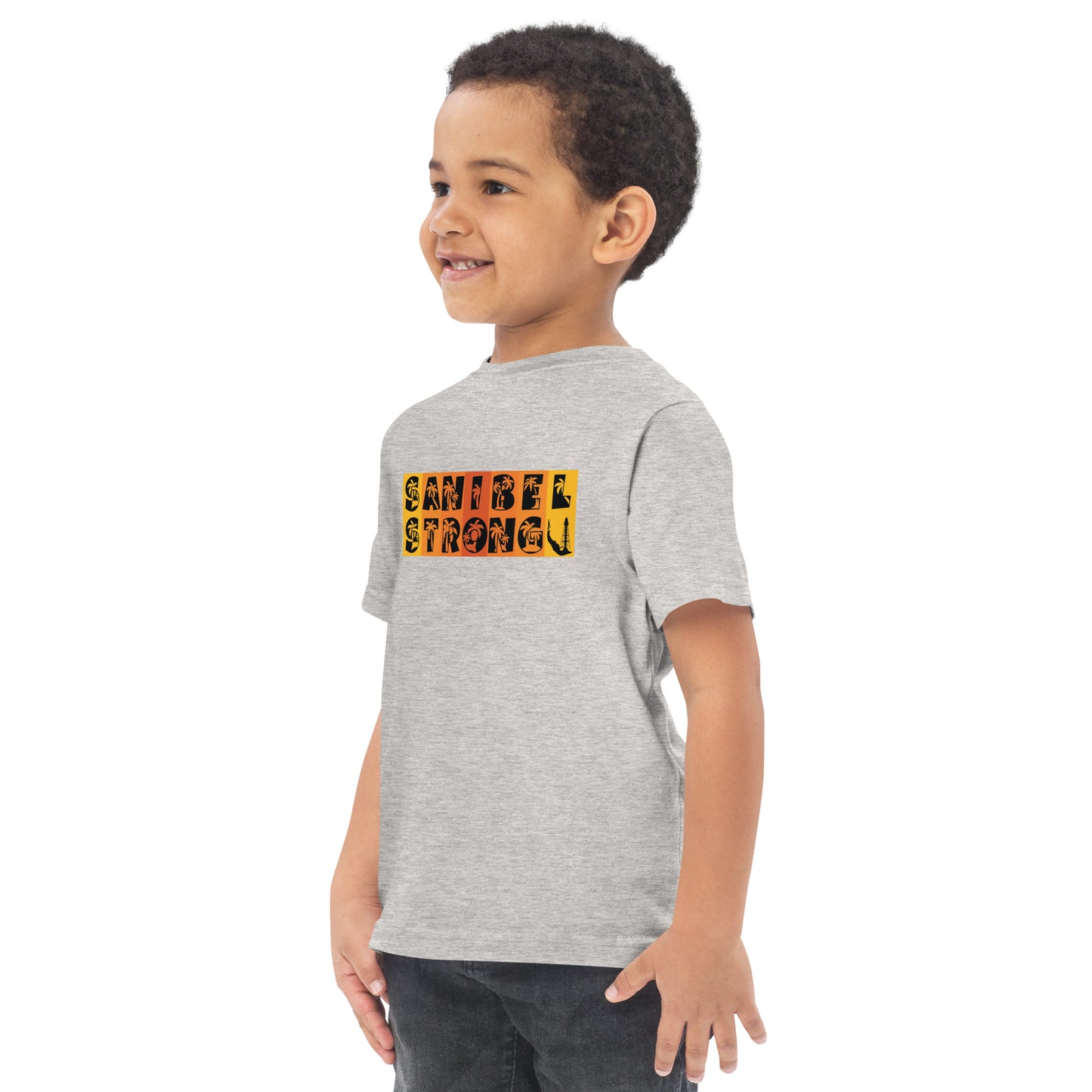 Sanibel Strong Toddler Shirt - Orange Design