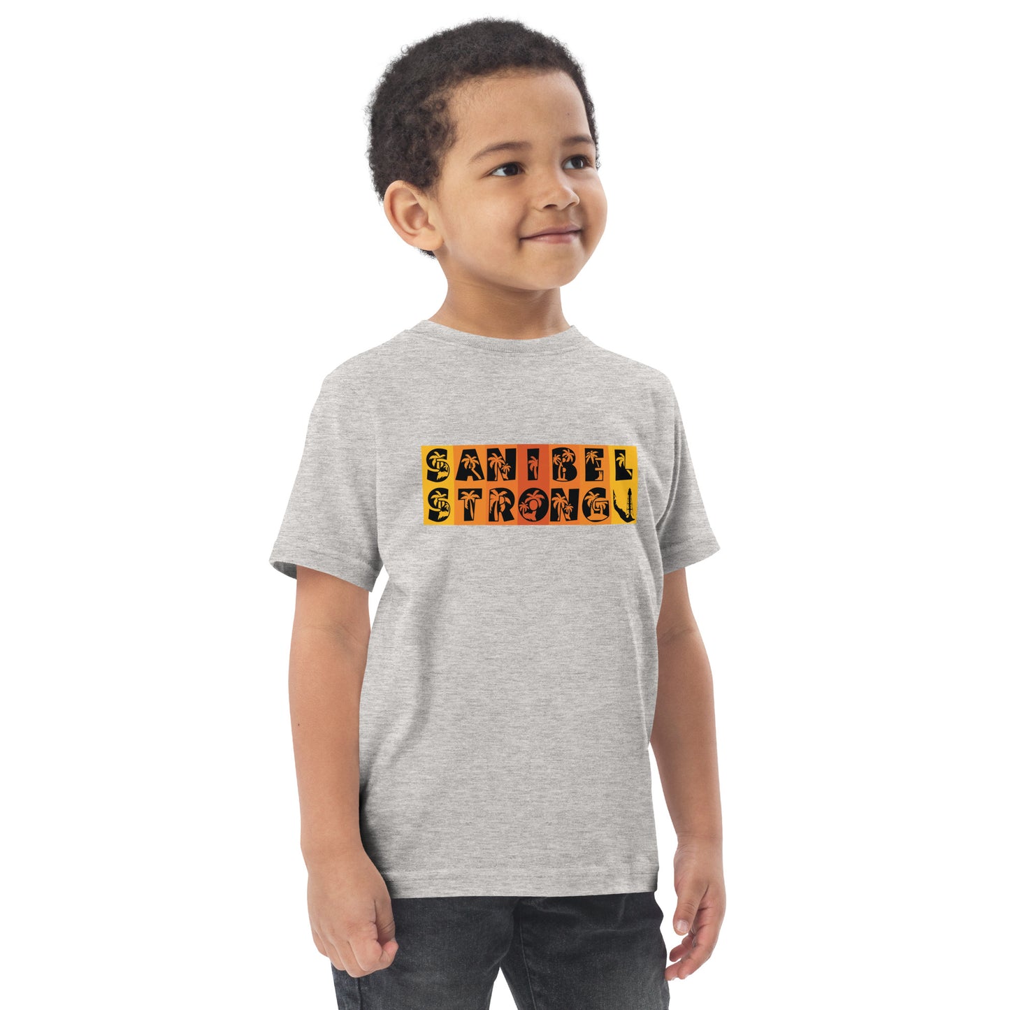 Sanibel Strong Toddler Shirt - Orange Design