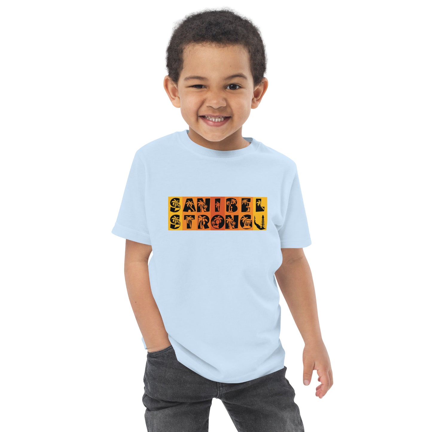 Sanibel Strong Toddler Shirt - Orange Design