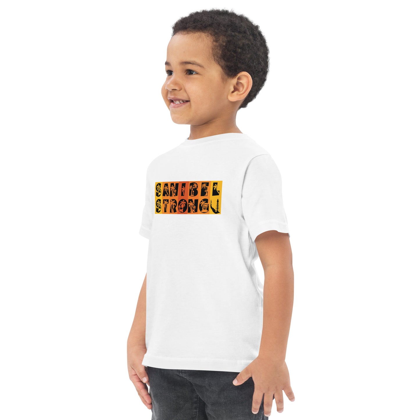 Sanibel Strong Toddler Shirt - Orange Design