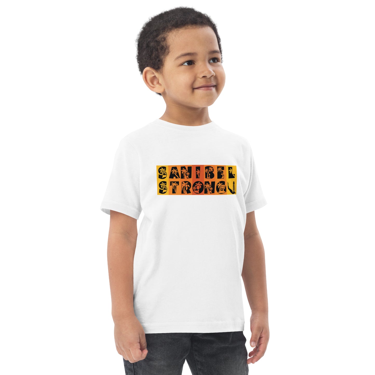 Sanibel Strong Toddler Shirt - Orange Design