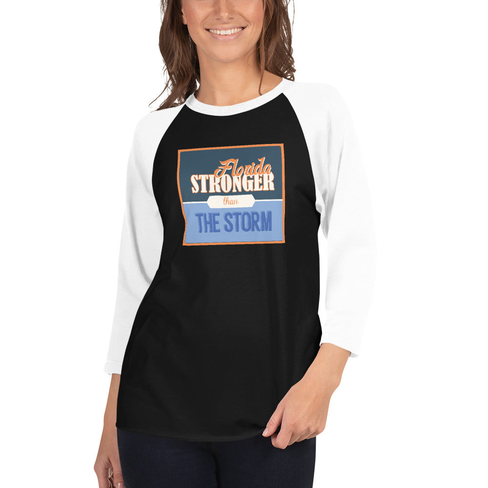 Florida Stronger Than The Storm 3/4 Sleeve Shirt