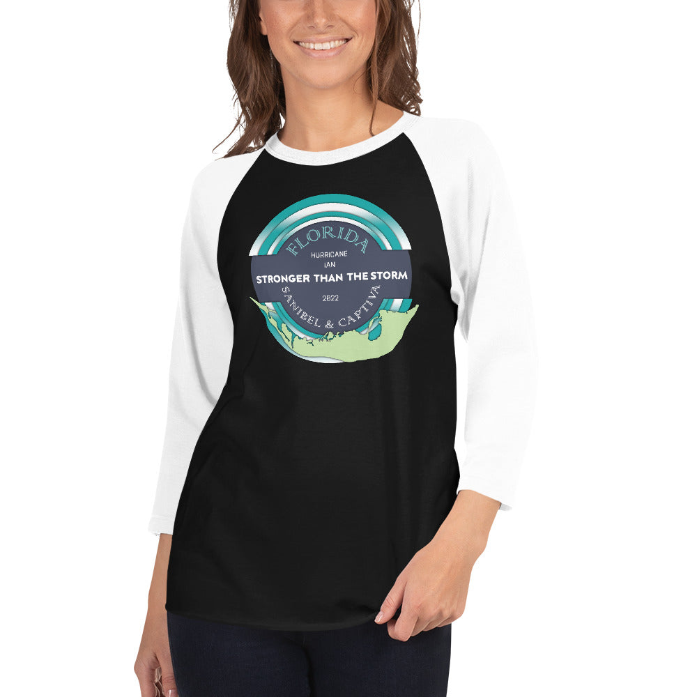 Sanibel Captiva Stronger Than The Storm 3/4 Sleeve Shirt