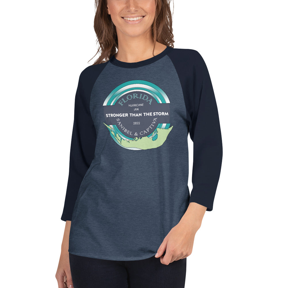 Sanibel Captiva Stronger Than The Storm 3/4 Sleeve Shirt