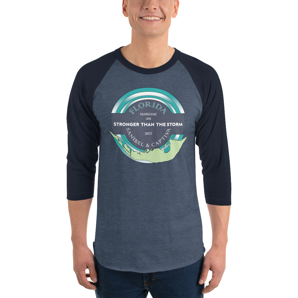 Sanibel Captiva Stronger Than The Storm 3/4 Sleeve Shirt