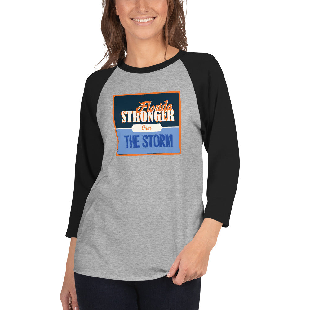 Florida Stronger Than The Storm 3/4 Sleeve Shirt
