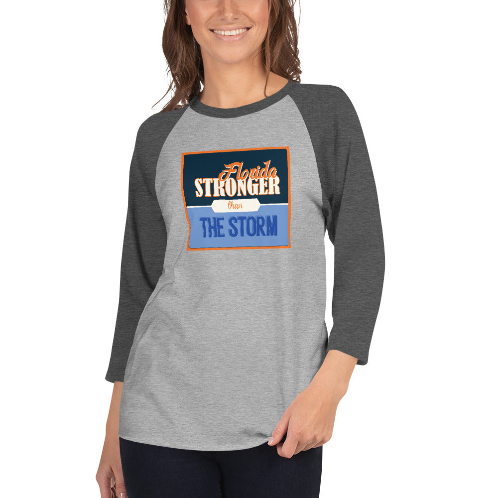 Florida Stronger Than The Storm 3/4 Sleeve Shirt