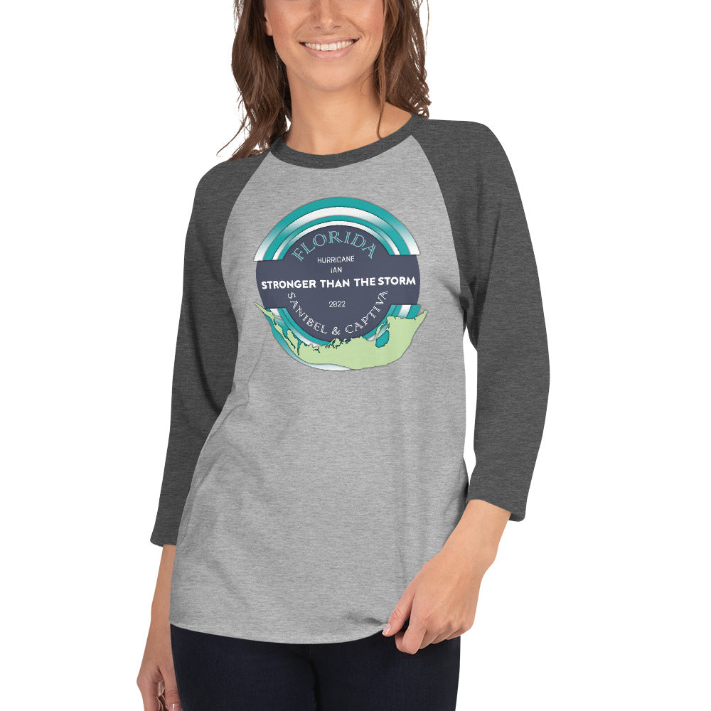 Sanibel Captiva Stronger Than The Storm 3/4 Sleeve Shirt