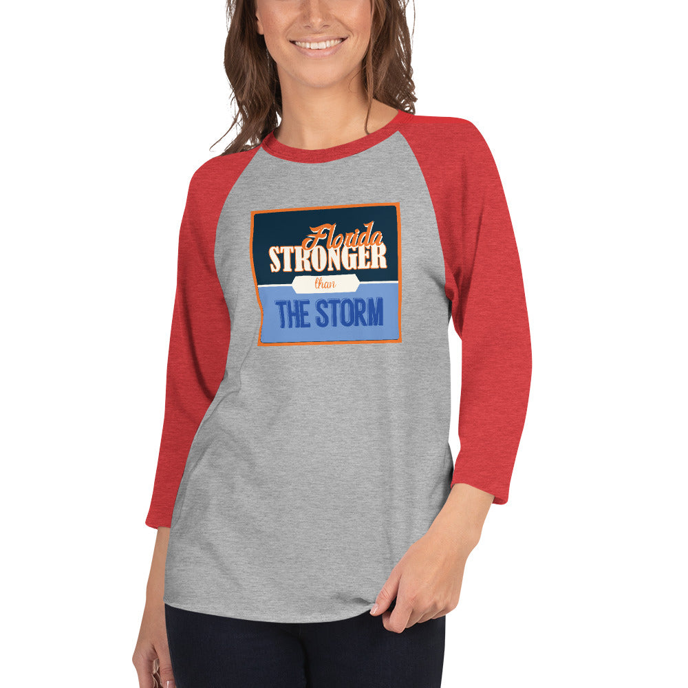 Florida Stronger Than The Storm 3/4 Sleeve Shirt