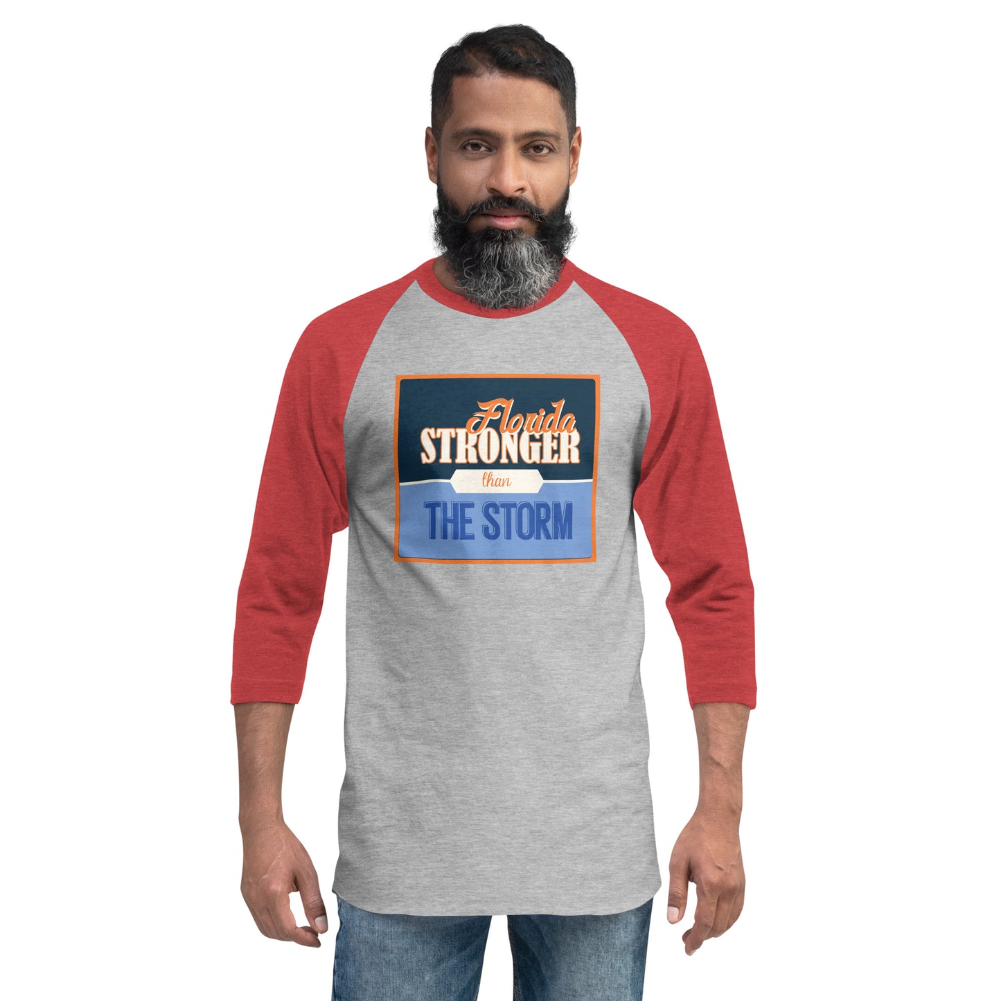 Florida Stronger Than The Storm 3/4 Sleeve Shirt
