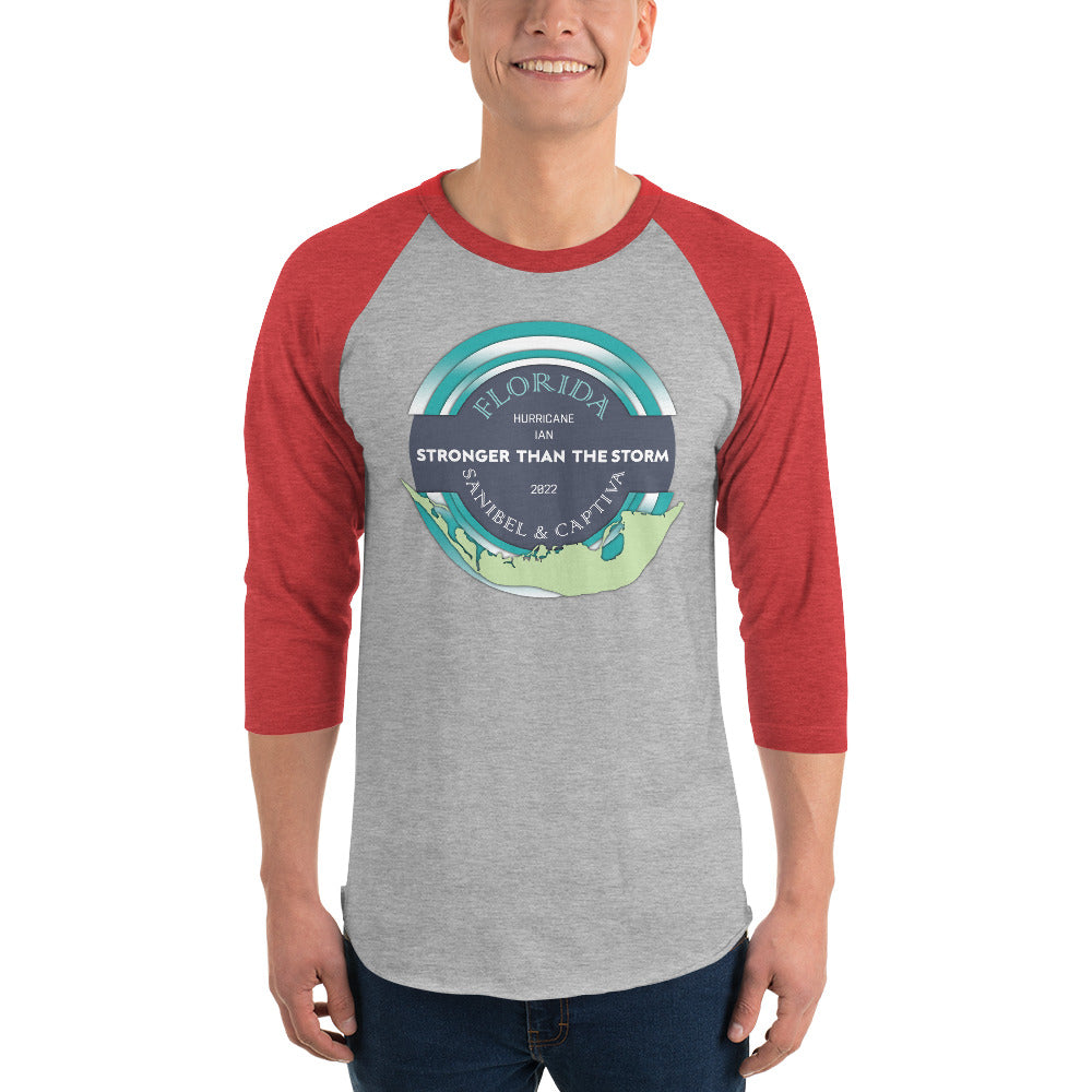 Sanibel Captiva Stronger Than The Storm 3/4 Sleeve Shirt