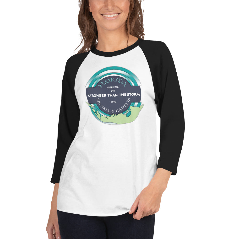 Sanibel Captiva Stronger Than The Storm 3/4 Sleeve Shirt