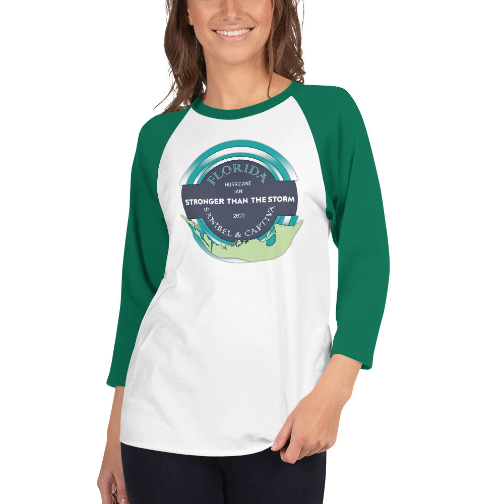 Sanibel Captiva Stronger Than The Storm 3/4 Sleeve Shirt