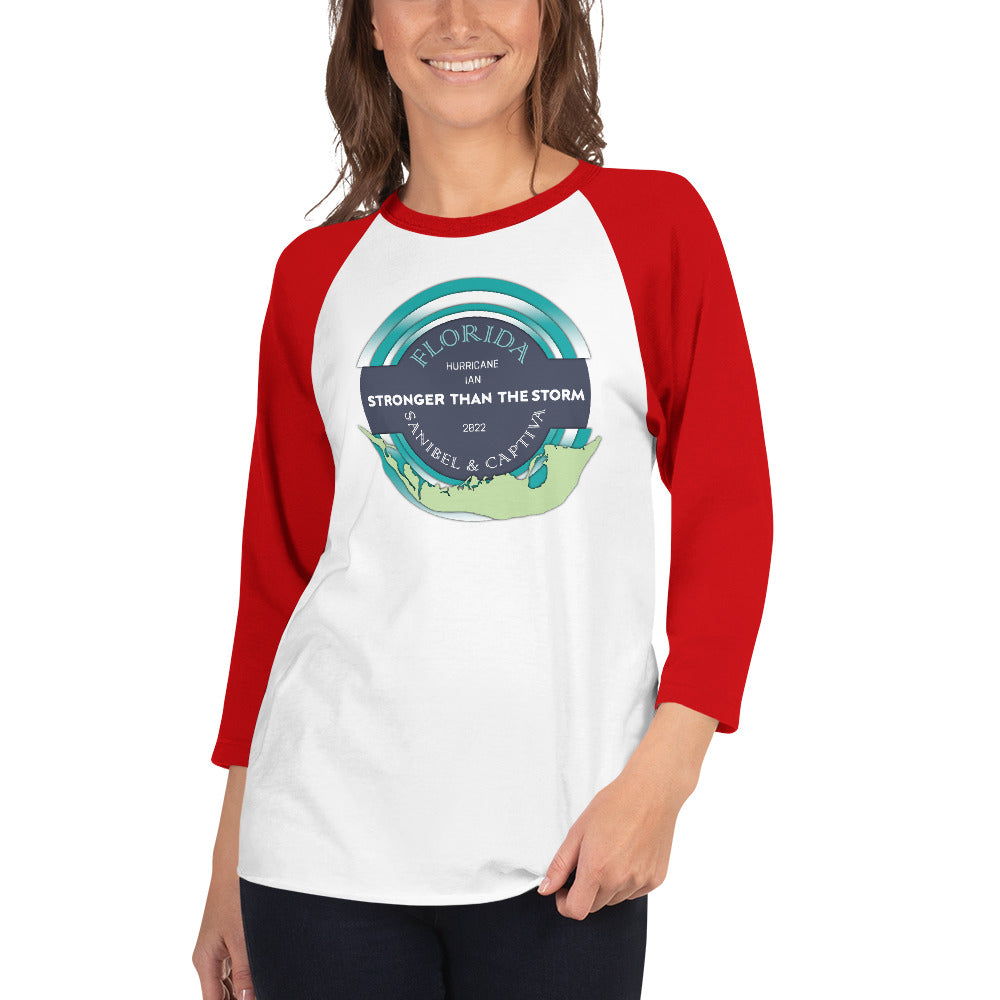 Sanibel Captiva Stronger Than The Storm 3/4 Sleeve Shirt