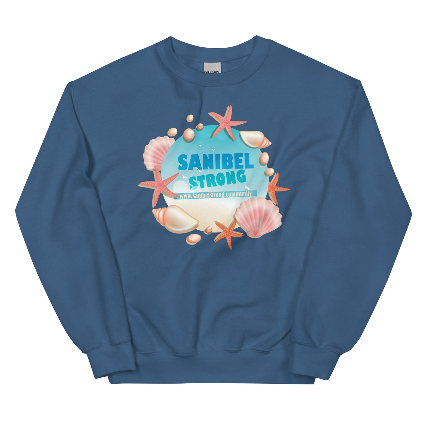 Sanibel Strong Starfish & Seashells - Unisex Sweatshirt