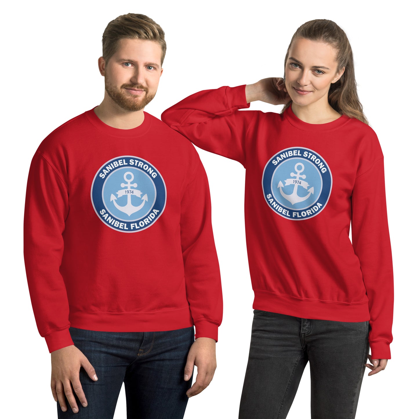 Sanibel Strong - Anchor - Unisex Sweatshirt