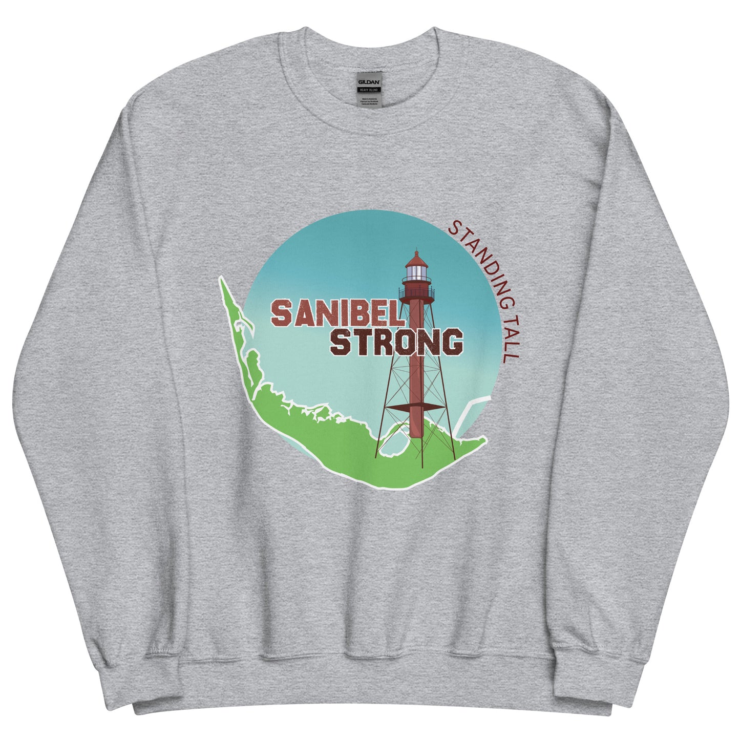 Sanibel Strong Standing Tall Unisex Sweatshirt