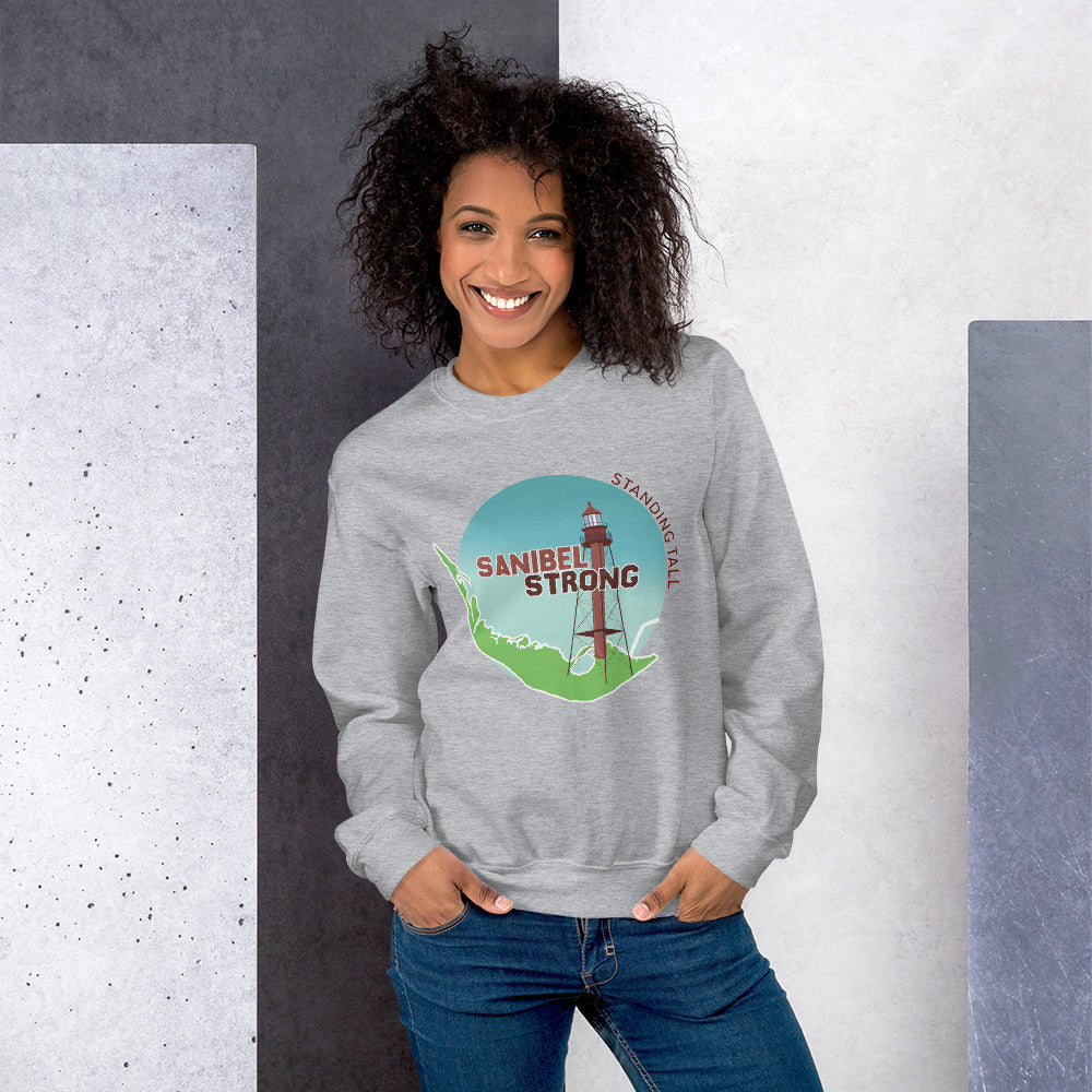 Sanibel Strong Standing Tall Unisex Sweatshirt