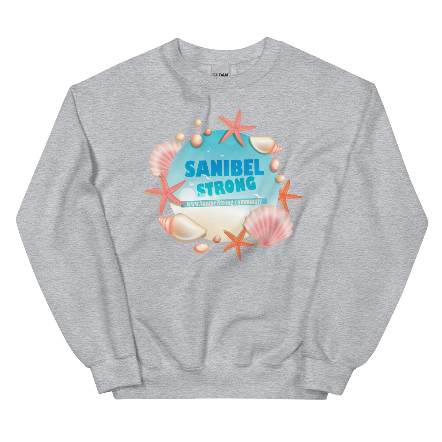 Sanibel Strong Starfish & Seashells - Unisex Sweatshirt