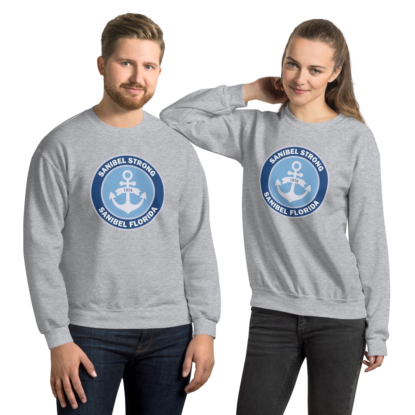 Sanibel Strong - Anchor - Unisex Sweatshirt