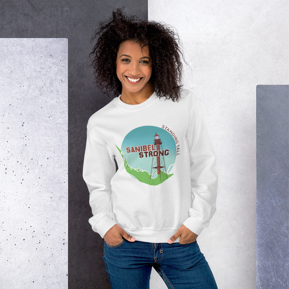 Sanibel Strong Standing Tall Unisex Sweatshirt