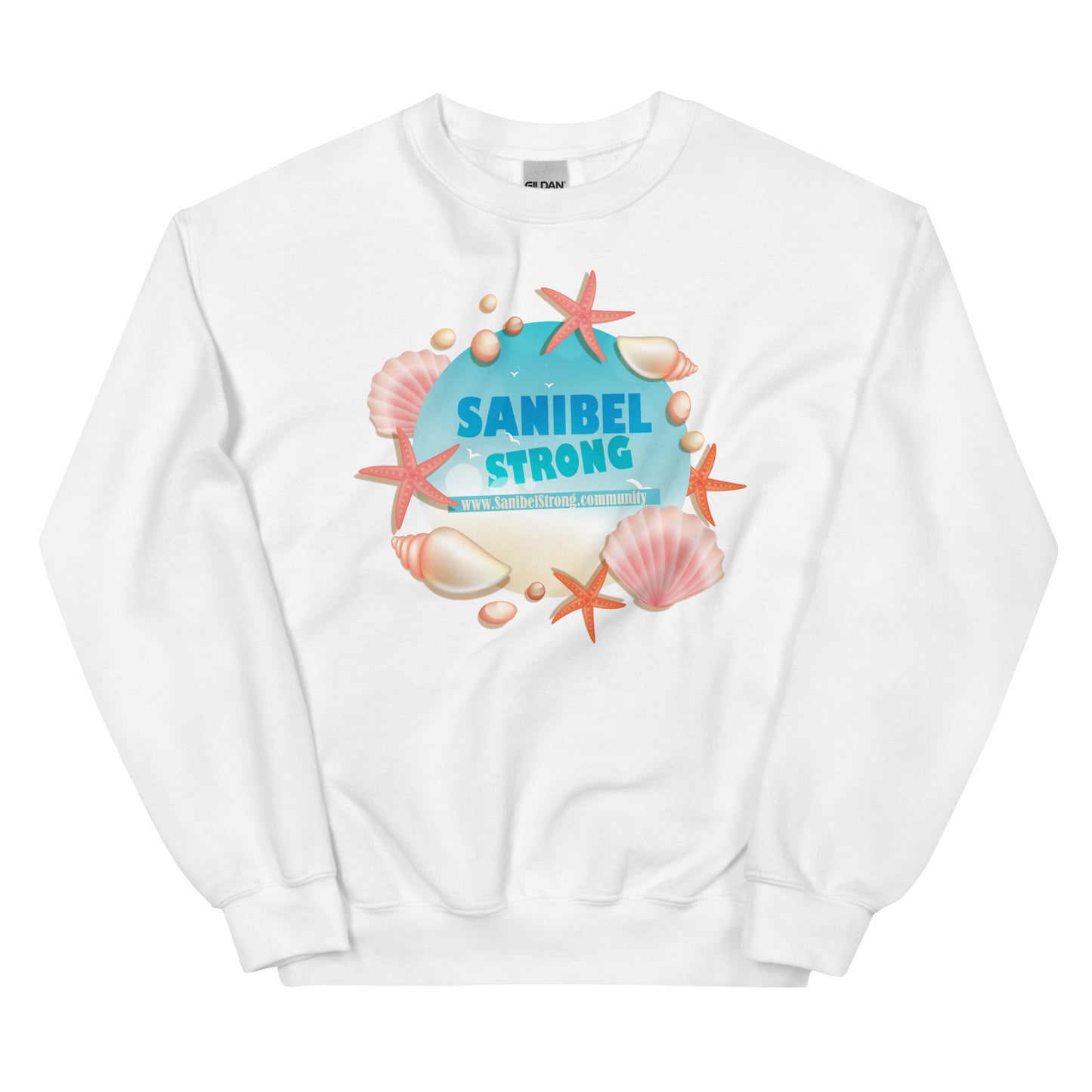 Sanibel Strong Starfish & Seashells - Unisex Sweatshirt