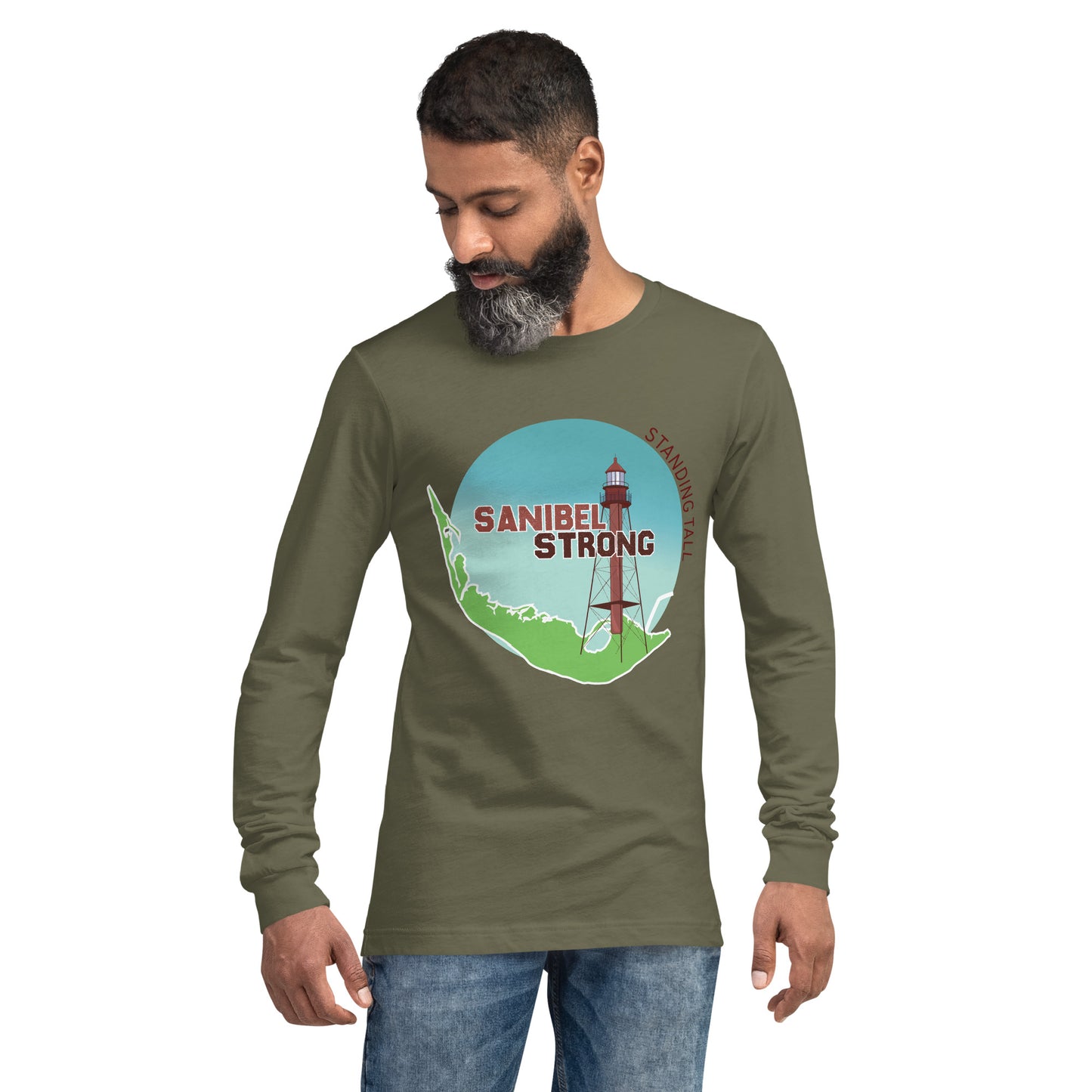 Sanibel Strong Standing Tall Unisex Long Sleeve Tee