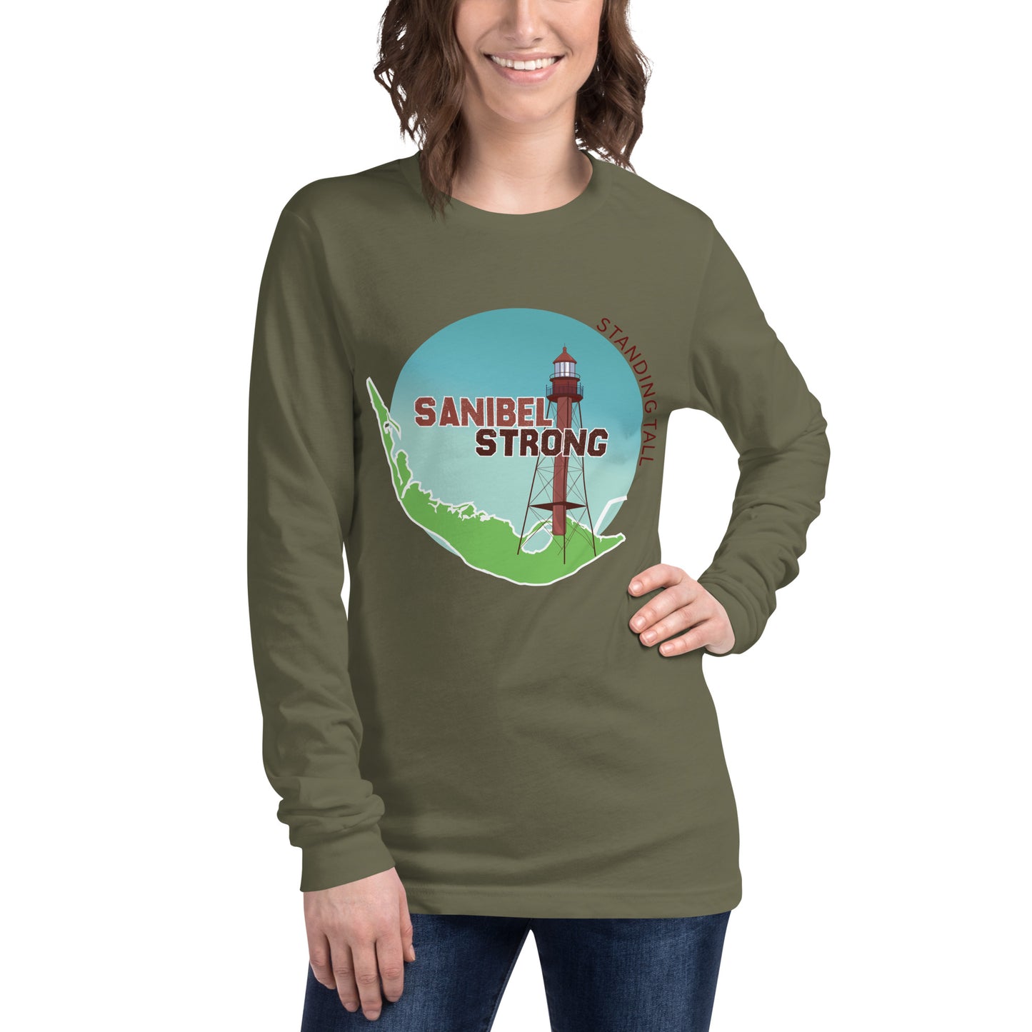 Sanibel Strong Standing Tall Unisex Long Sleeve Tee