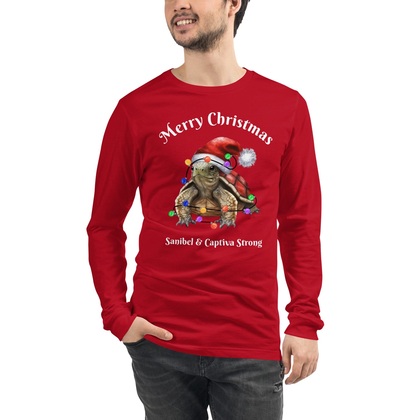 Sanibel Captiva Christmas Unisex Long Sleeve Shirt