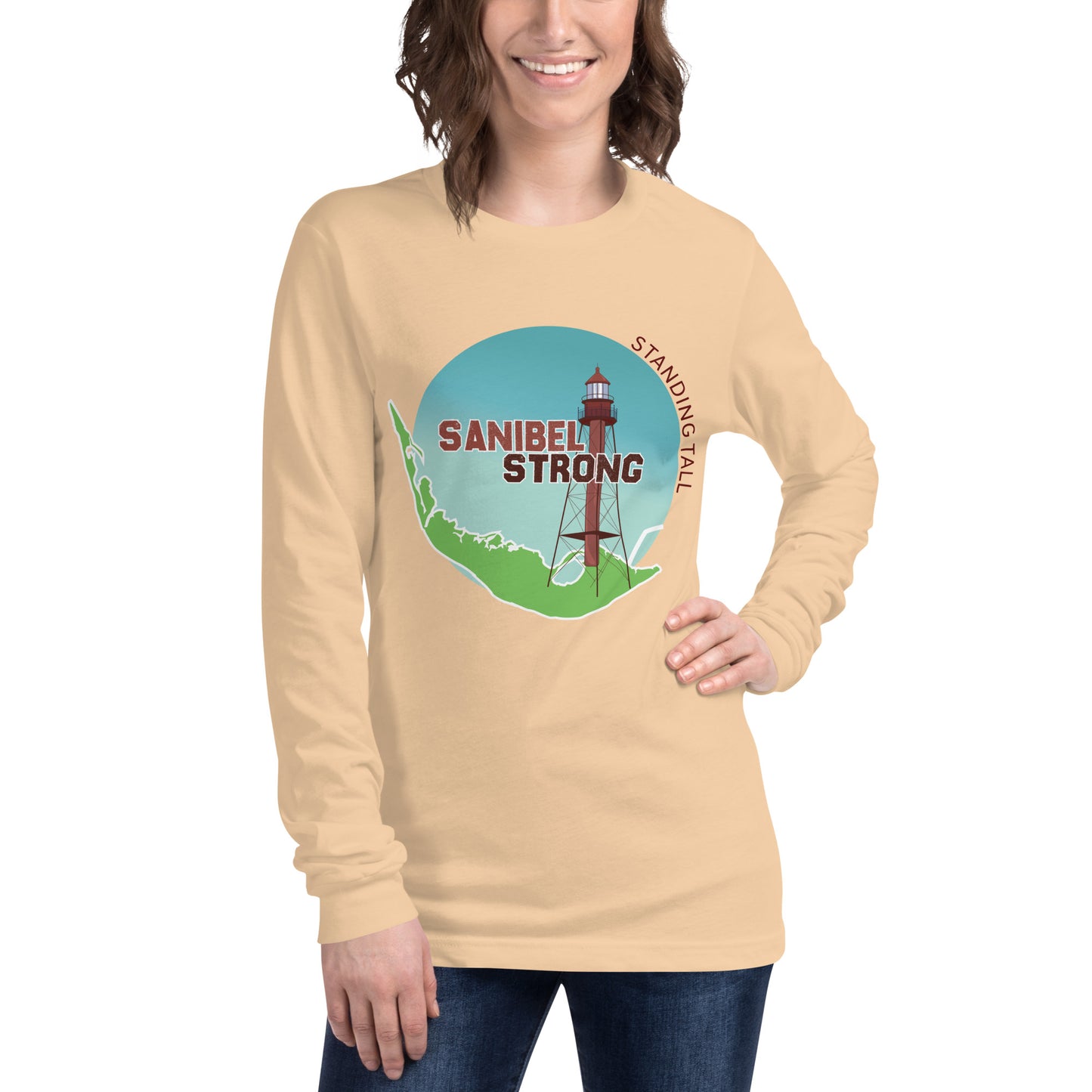 Sanibel Strong Standing Tall Unisex Long Sleeve Tee