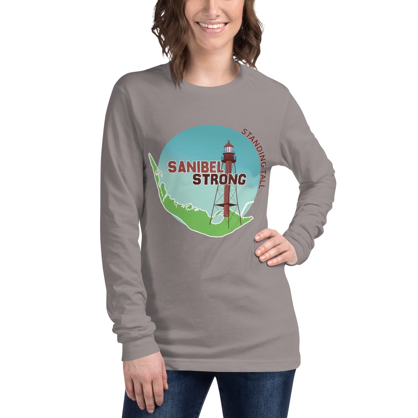 Sanibel Strong Standing Tall Unisex Long Sleeve Tee