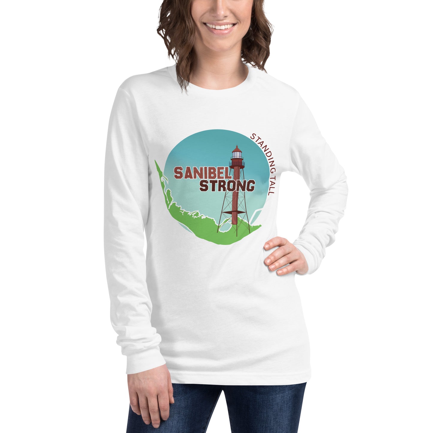 Sanibel Strong Standing Tall Unisex Long Sleeve Tee