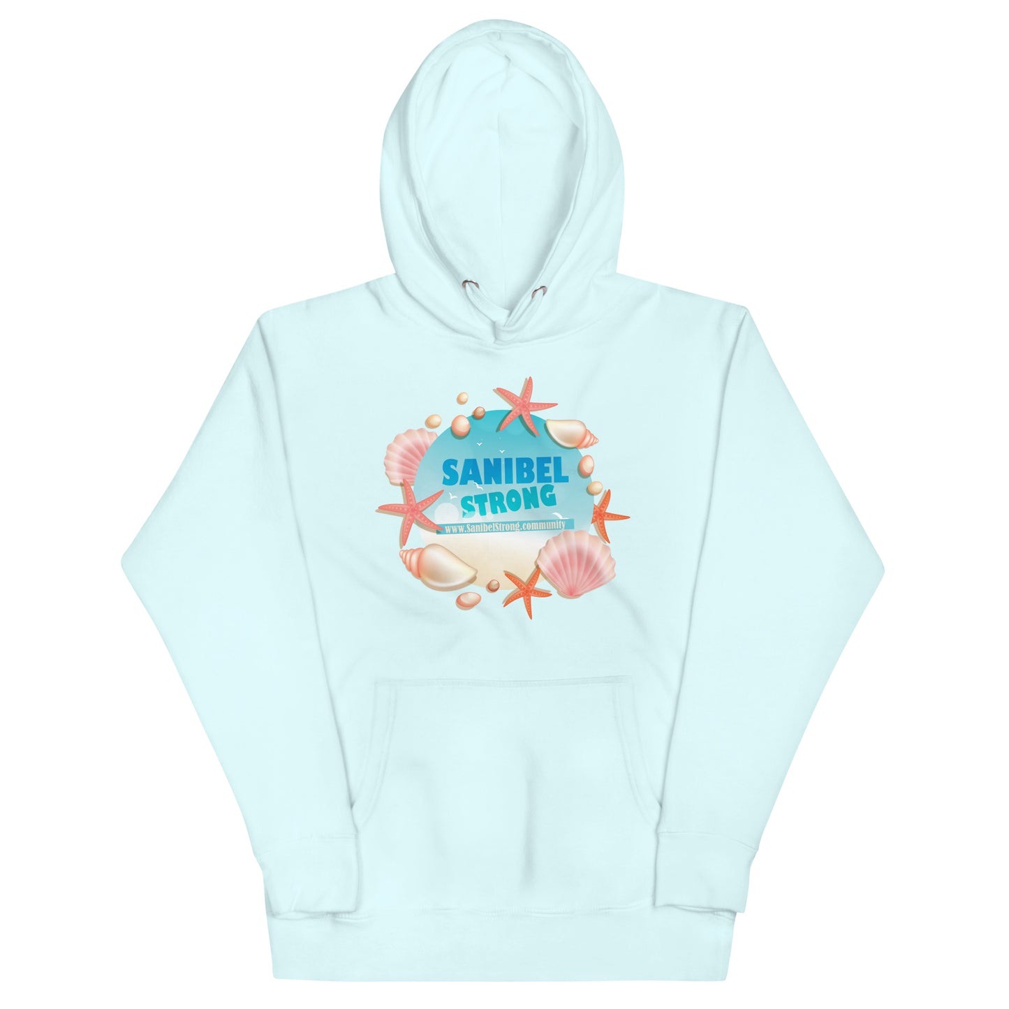 Sanibel Strong Starfish & Seashells - Unisex Hoodie