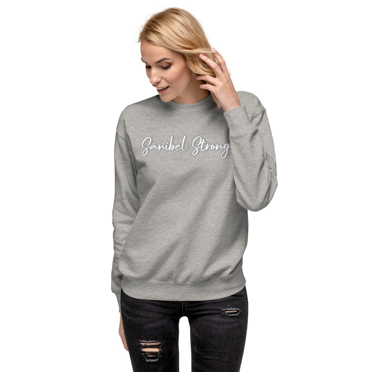 Sanibel Strong Script Unisex Sweatshirt