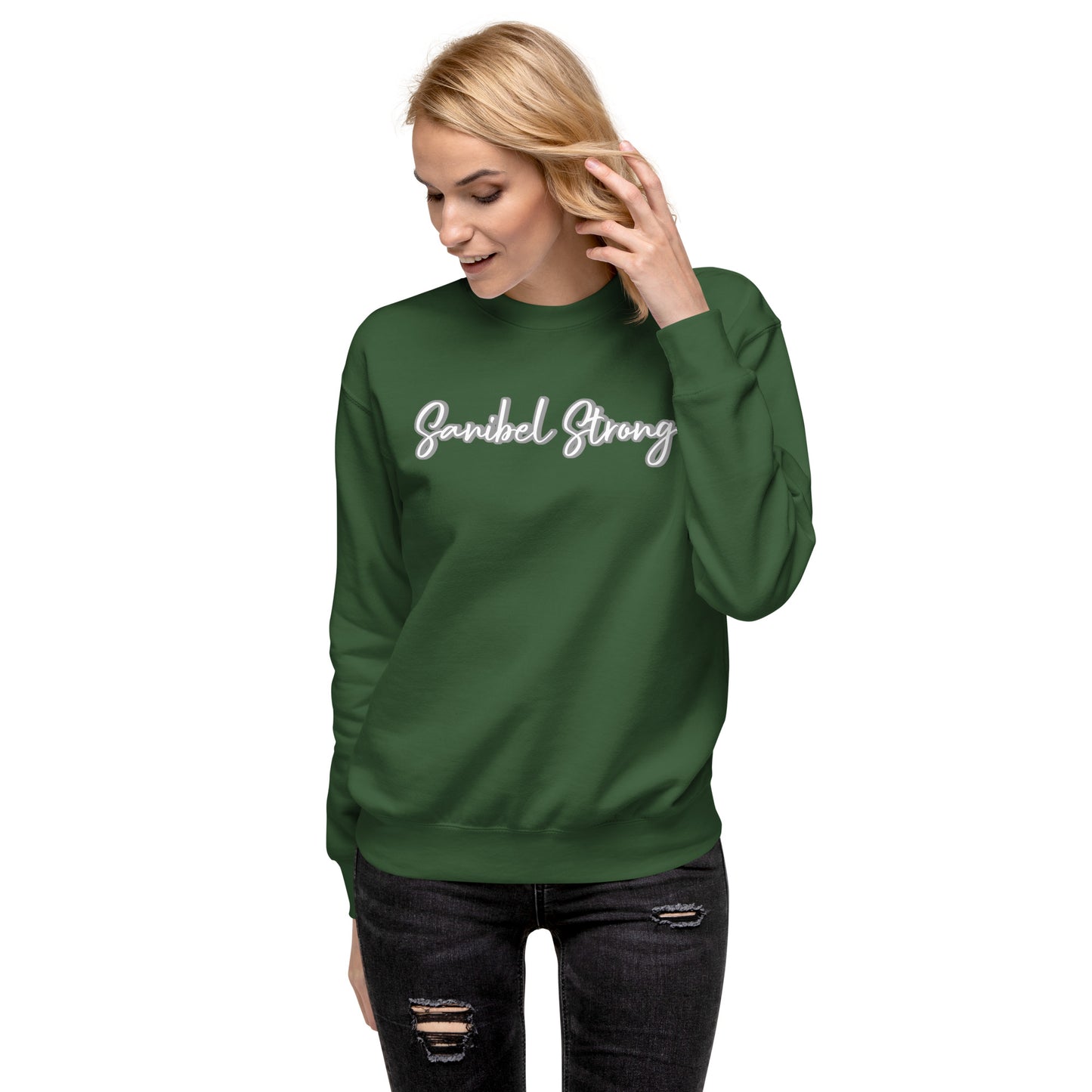 Sanibel Strong Script Unisex Sweatshirt