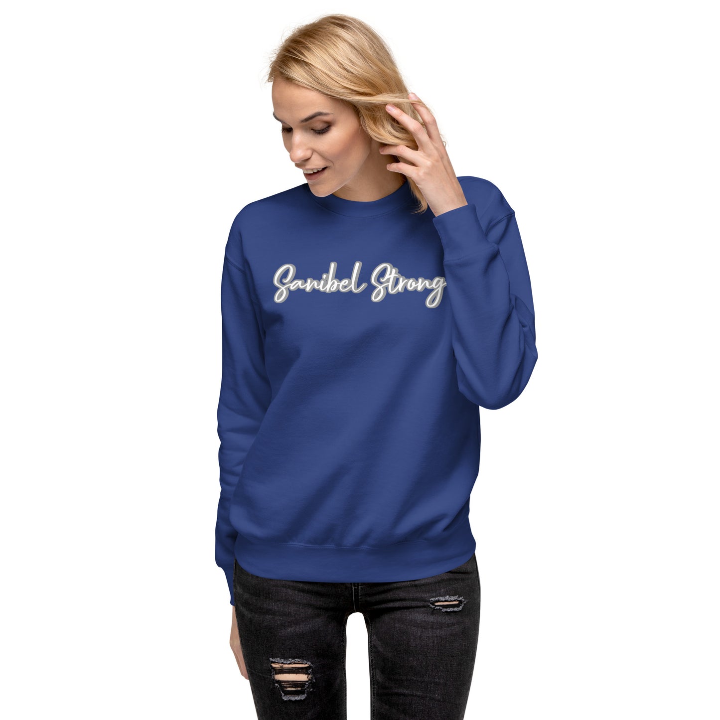 Sanibel Strong Script Unisex Sweatshirt