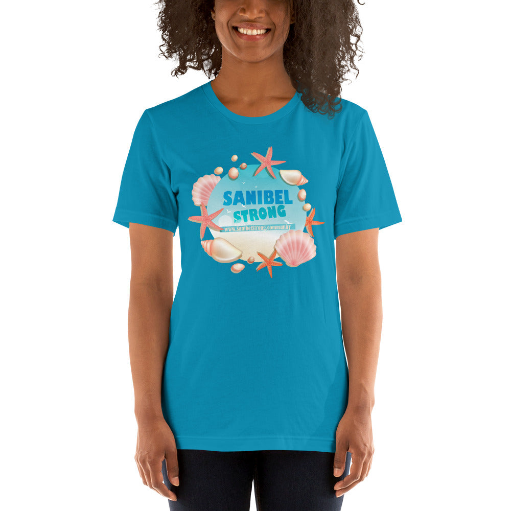 Sanibel Strong Starfish & Shells - Unisex T-shirt