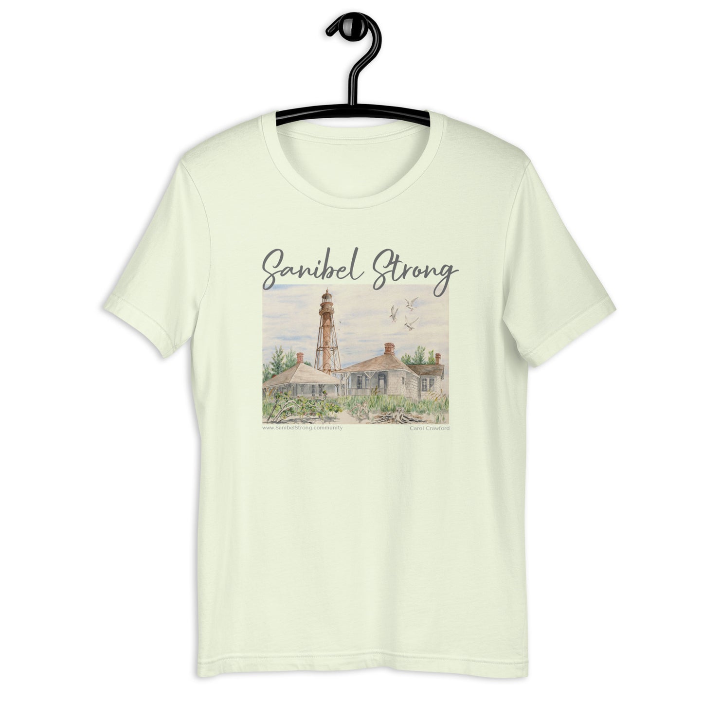 Sanibel Strong Lighthouse Unisex Shirt (light colors)