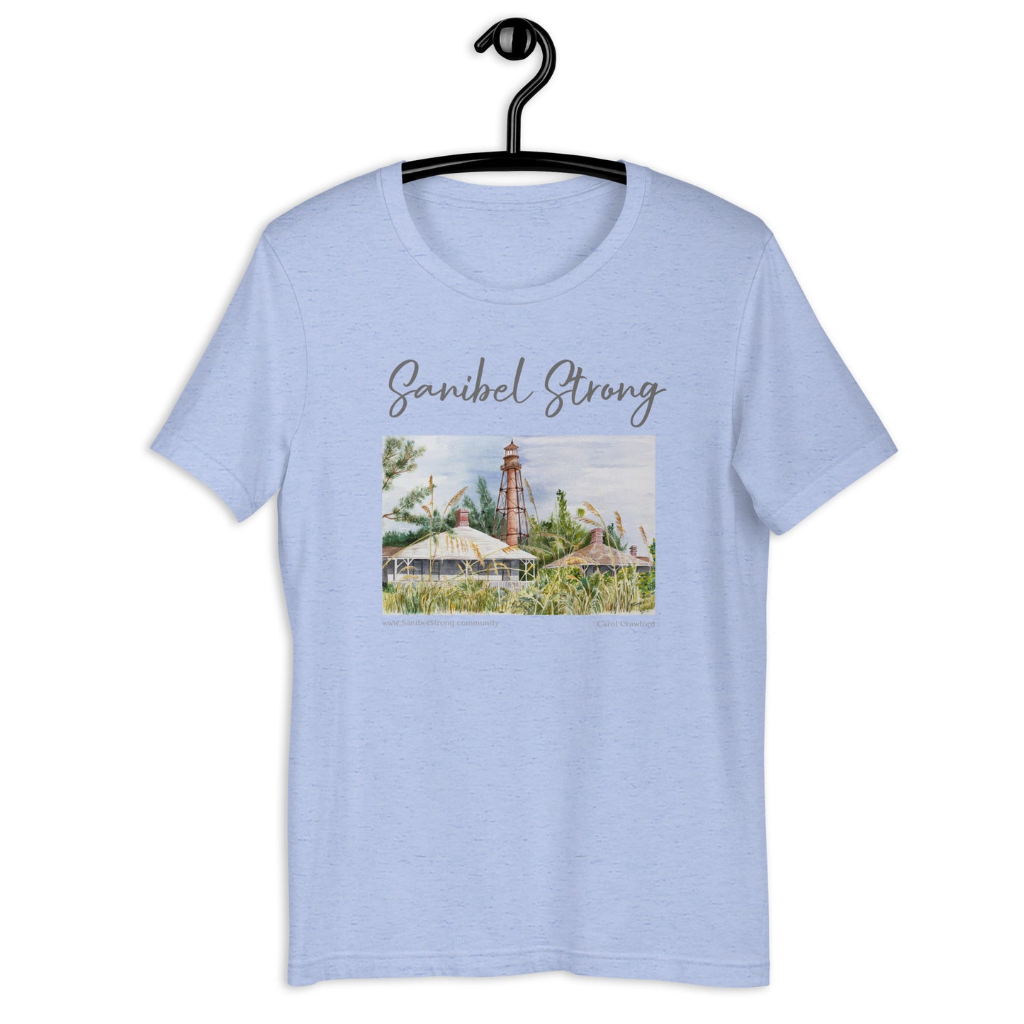 Sanibel Sea Oats Watercolor Shirt (light colors)