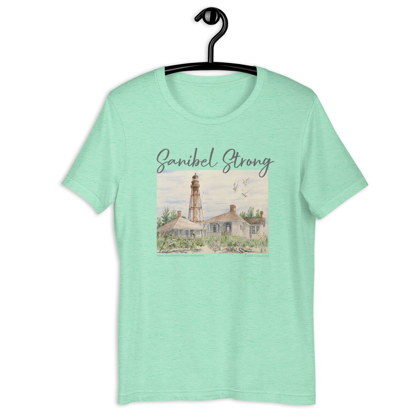 Sanibel Strong Lighthouse Unisex Shirt (light colors)