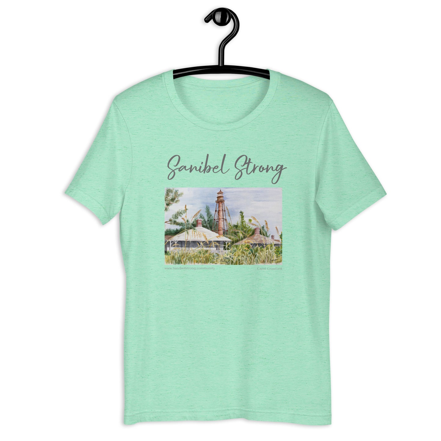 Sanibel Sea Oats Watercolor Shirt (light colors)