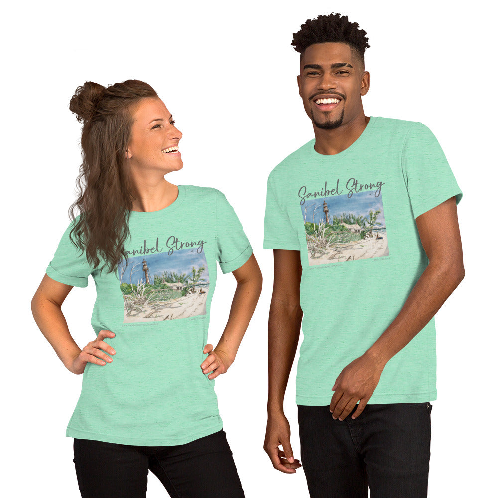 Sanibel Lighthouse and Driftwood Shirt