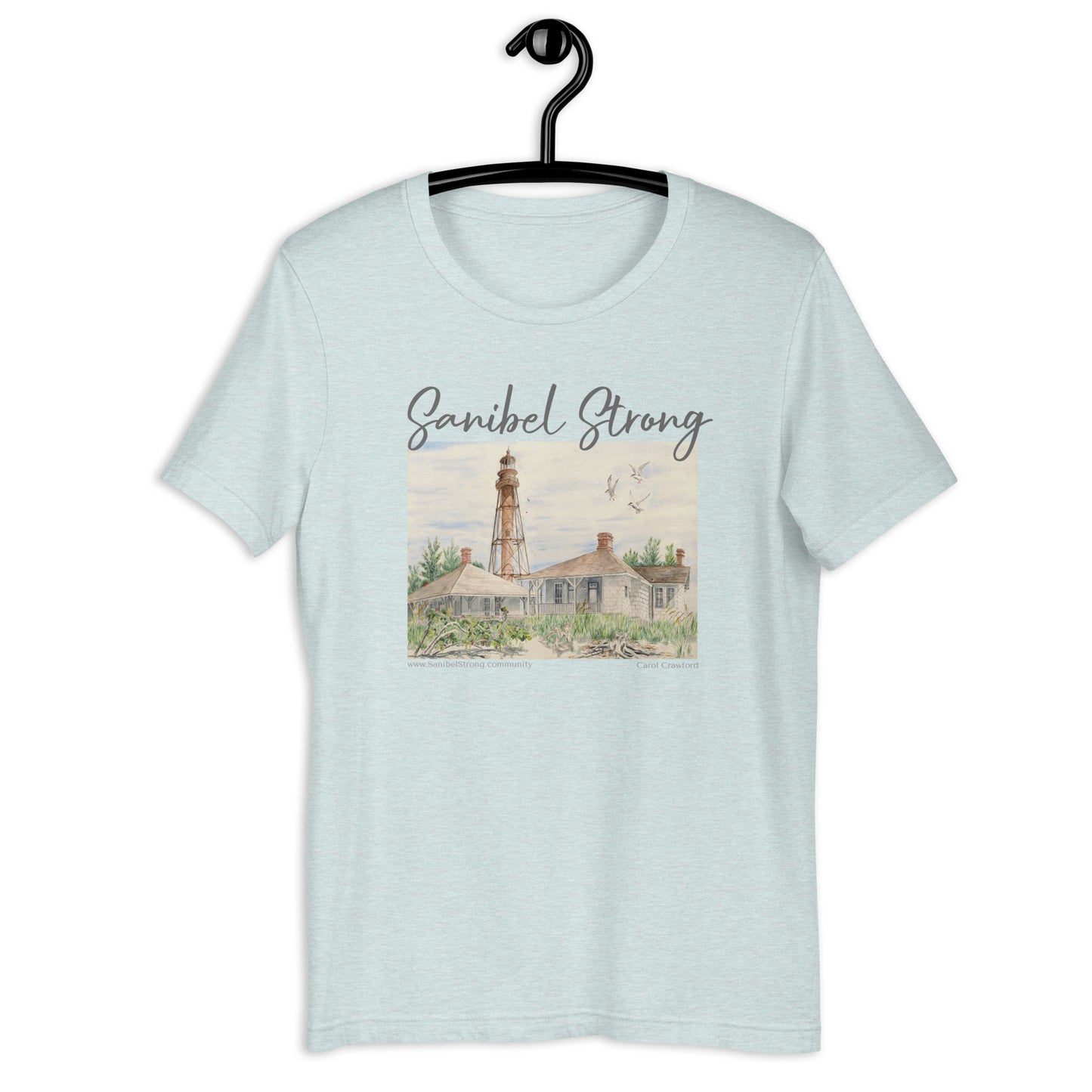Sanibel Strong Lighthouse Unisex Shirt (light colors)