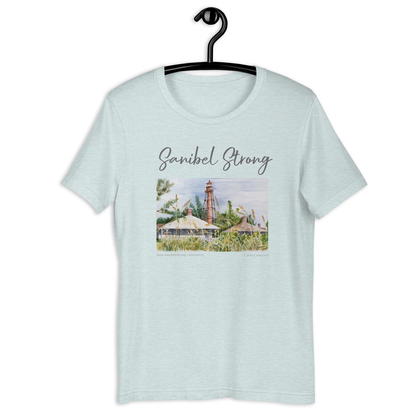 Sanibel Sea Oats Watercolor Shirt (light colors)